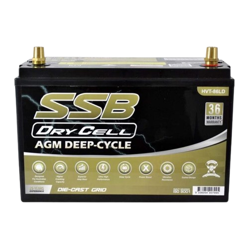 HVT Deep Cycle HVT-86LD - 12Volts, 1000CCA, 130Ah