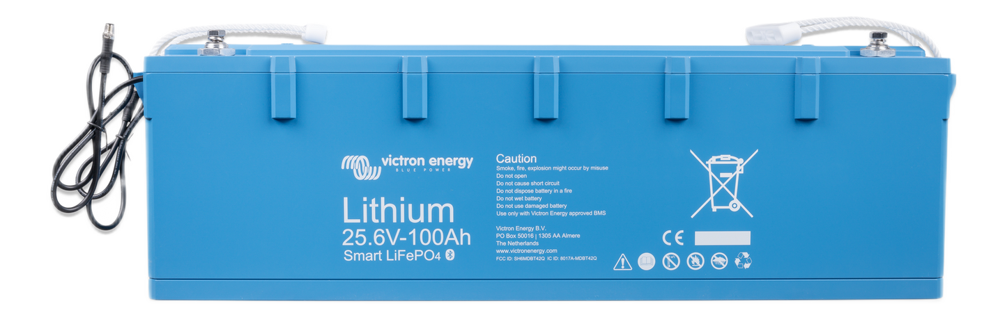 Victron LiFePO4 Battery 25.6V 100Ah Smart - BAT524110610