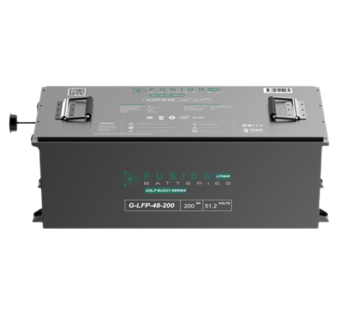 Golf Cart Litihum w/ screen IP65 G-LFP-48-200 - 48Volts, 200Ah