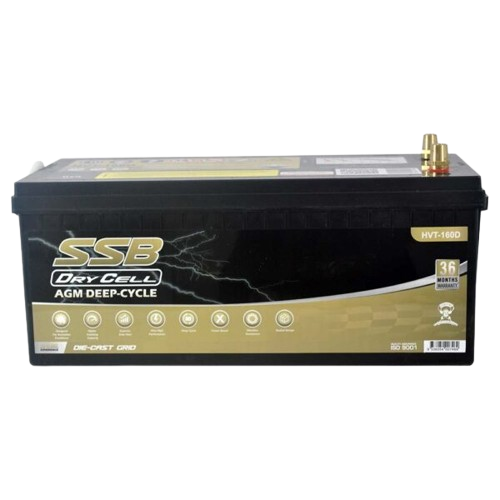 HVT Deep Cycle Bus Truck HVT-160D - 12Volts, 1250CCA, 160Ah