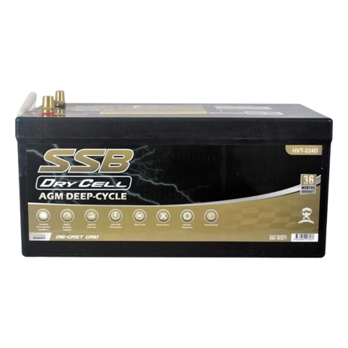 HVT Deep Cycle Bus Truck HVT-224D - 12Volts, 1400CCA, 240Ah