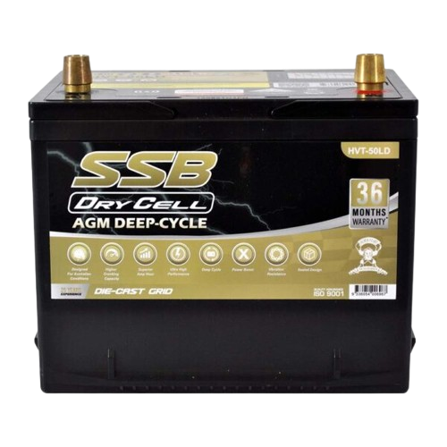 HVT Deep Cycle HVT-50LD - 12Volts, 600CCA, 60Ah