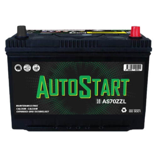 Autostart AS70ZZL - 12Volts, 730CCA, 65Ah