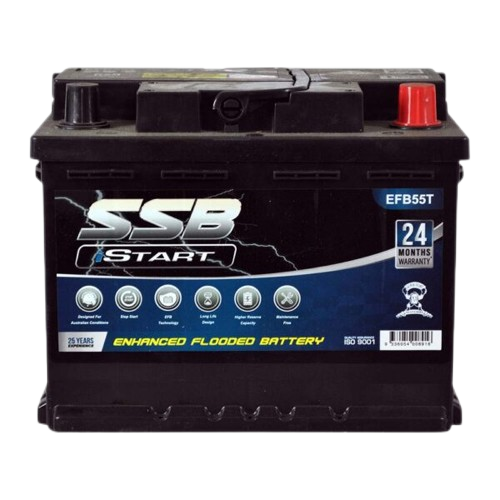 EFB Stop Start EFB55T - 12Volts, 740CCA, 60Ah