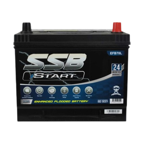EFB Stop Start EFB70L - 12Volts, 780CCA, 75Ah