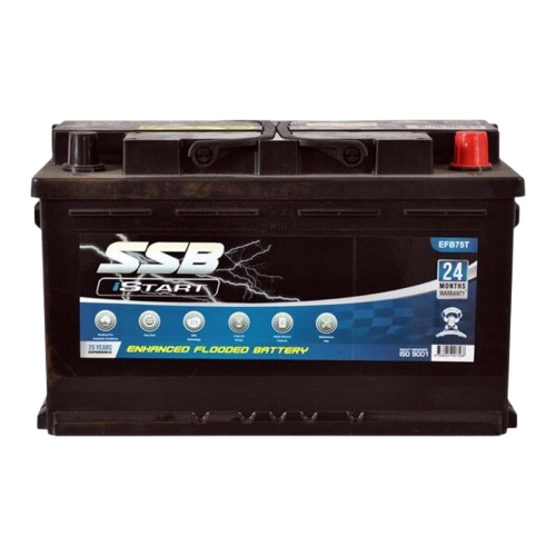 EFB Stop Start EFB75T - 12Volts, 890CCA, 80Ah