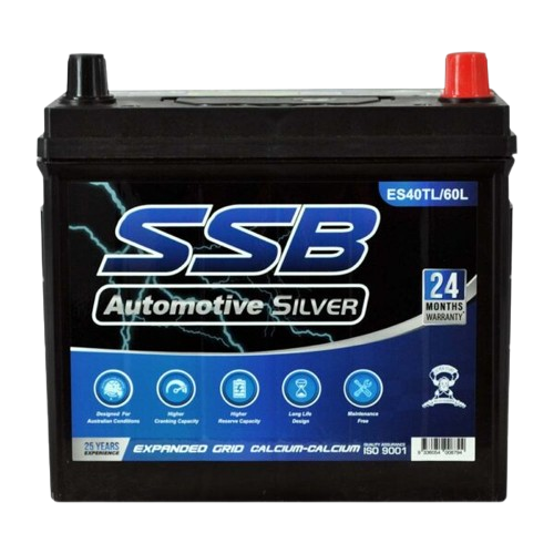 ES Silver Automotive ES40TL/60L - 12Volts, 450CCA, 45Ah
