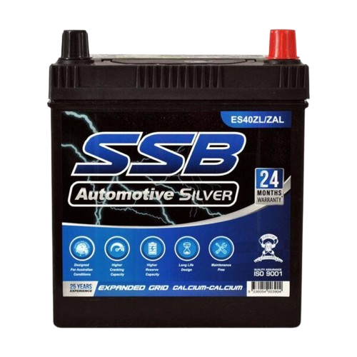 ES Silver Automotive ES40ZL/ZAL - 12Volts, 350CCA, 36Ah