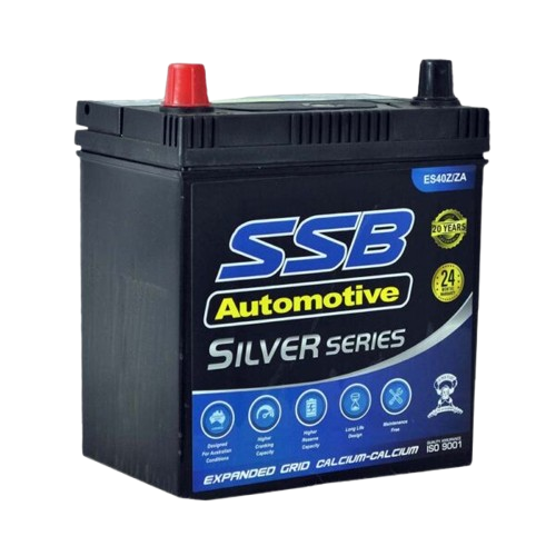 ES Silver Automotive ES40Z/ZA - 12Volts, 350CCA, 36Ah