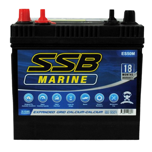 ES Marine Starting ES50M - 12Volts, 550CCA, 55Ah