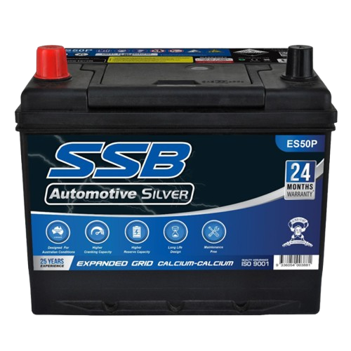 ES Silver Automotive ES50P - 12Volts, 570CCA, 55Ah