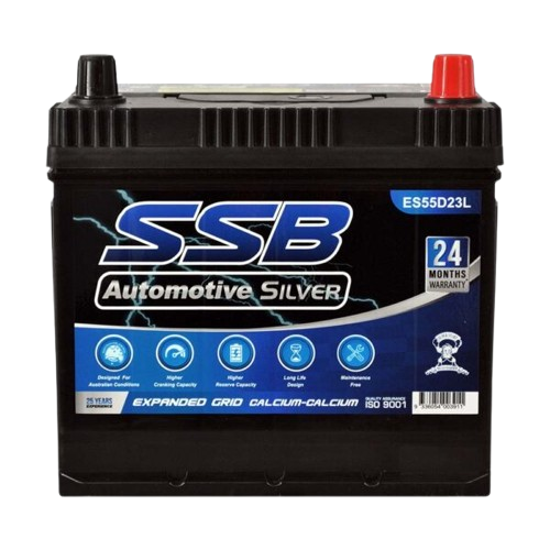 ES Silver Automotive ES55D23L - 12Volts, 570CCA, 60Ah