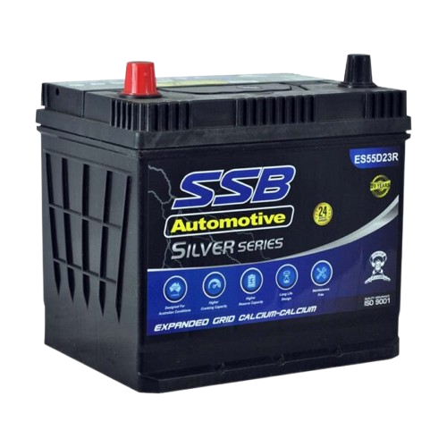 ES Silver Automotive ES55D23R - 12Volts, 570CCA, 60Ah