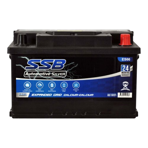 ES Silver Automotive ES66 - 12Volts, 670CCA, 65Ah