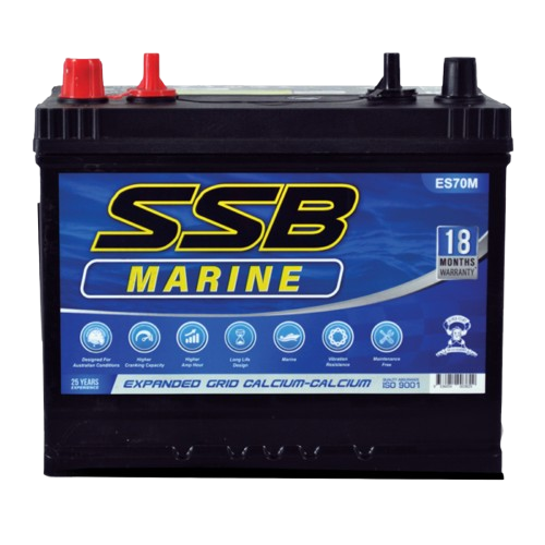 ES Marine Starting ES70M - 12Volts, 680CCA, 70Ah