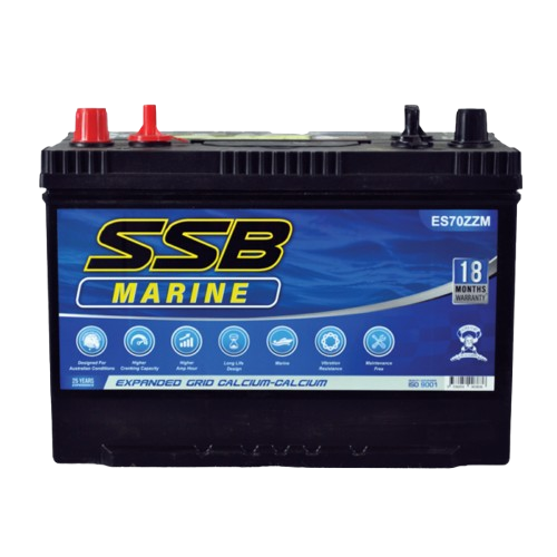 ES Marine Starting ES70ZZM - 12Volts, 740CCA, 80Ah