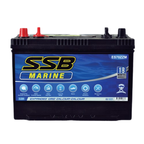 ES Marine Starting ES70ZZM - 12Volts, 740CCA, 80Ah