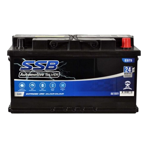 ES Silver Automotive ES75 - 12Volts, 780CCA, 75Ah