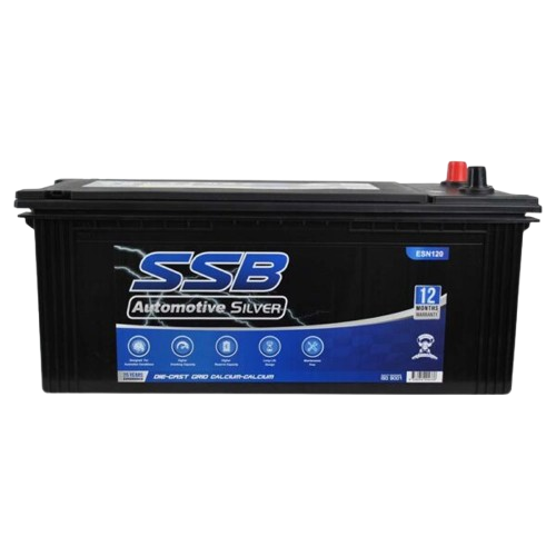 ES Silver Automotive ESN120 - 12Volts, 1000CCA, 110Ah