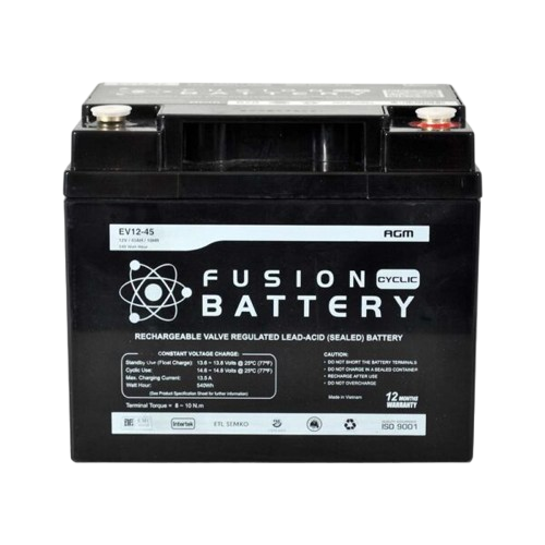 EV AGM EV12-45 - 12Volts, 45Ah