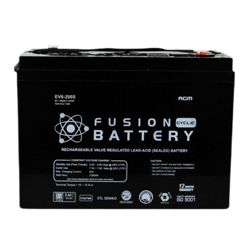 EV AGM EV6-200S - 6Volts, 200Ah