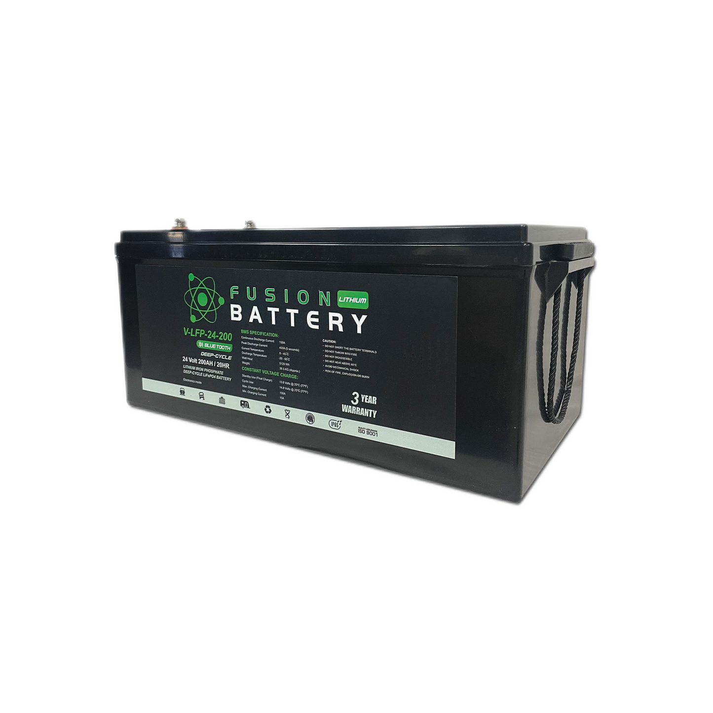 Fusion V-LFP-24-200 Deep-Cycle 24v 200Ah Lithium Battery