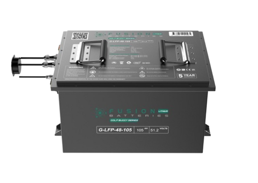 Golf Cart Litihum w/ screen IP65 G-LFP-48-105 - 48Volts, 105Ah