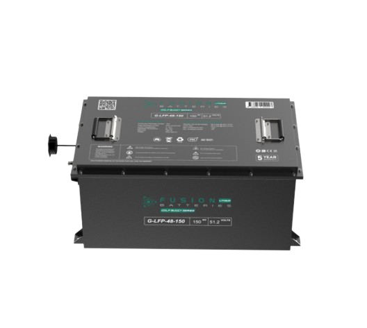 Golf Cart Litihum w/ screen IP65 G-LFP-48-150 - 48Volts, 150Ah