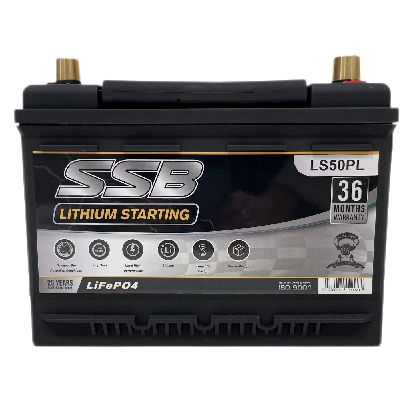 SSB LS50PL 12v 60Ah 1400CCA Lithium Starting Battery