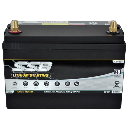 SSB LS Dual Purpose High Capacity LS86C - 12.8Volts, 2000CCA, 120Ah