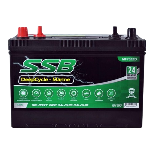 MF Marine Deep Cycle MF70ZZD - 12Volts, 800CCA, 110Ah