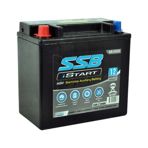 SSTi Auxiliary SS-CX23 - 12Volts, 380CCA, 14Ah