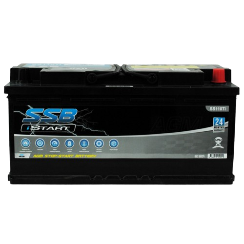 SSTi punch plate SS110Ti - 12Volts, 1250CCA, 105Ah