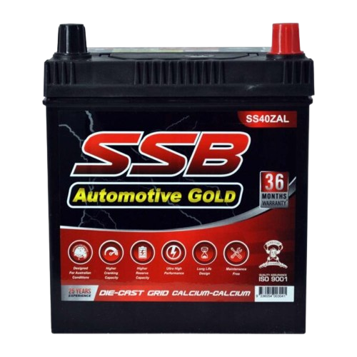 SS Automotive Gold SS40ZAL - 12Volts, 400CCA, 32Ah