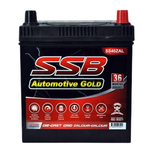 SS Automotive Gold SS40ZAL - 12Volts, 400CCA, 32Ah