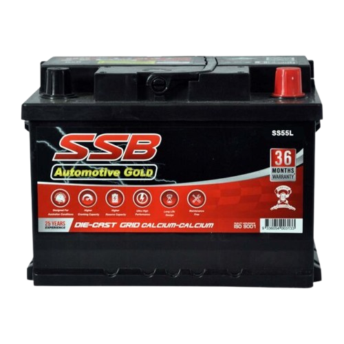 SS Automotive Gold SS55L - 12Volts, 650CCA, 49Ah