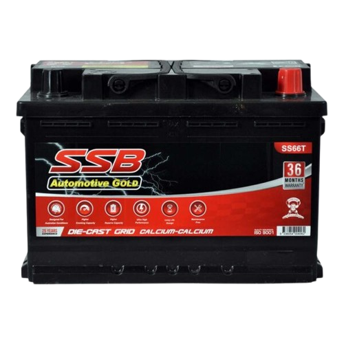 SS Automotive Gold SS66T - 12Volts, 810CCA, 65Ah