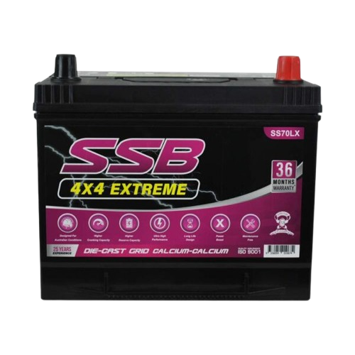 SS Automotive Extreme SS70LX - 12Volts, 890CCA, 75Ah