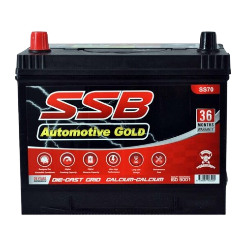 SS Automotive Gold SS70 - 12Volts, 750CCA, 65Ah