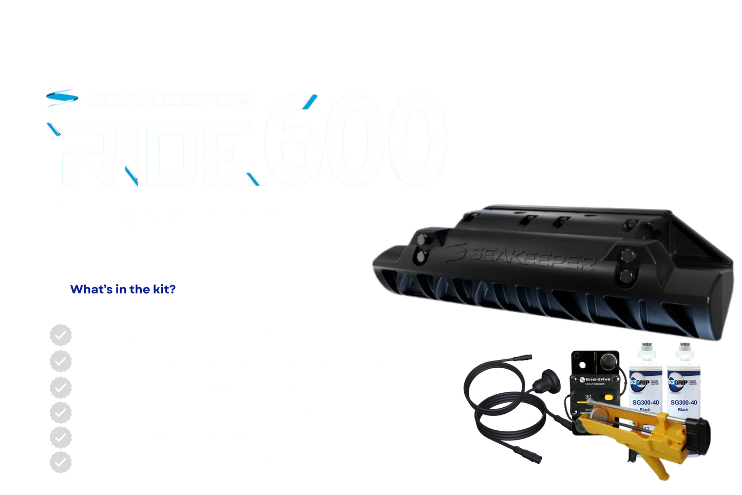 Seakeeper 600 Complete Kit