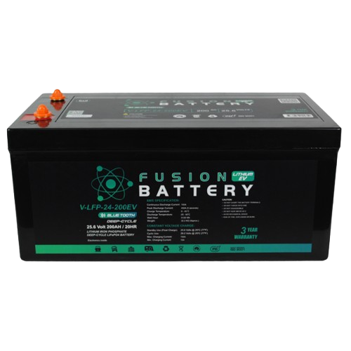 Fusion Lithium Deep Cycle EV V-LFP-24-200EV - 24Volts, 200Ah