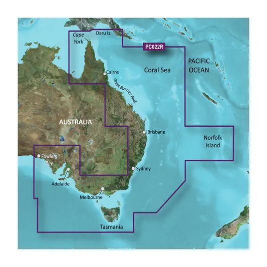 BlueChart g3 Vision microSD - East Coast Australia