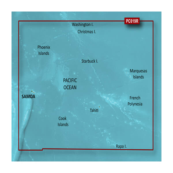 BlueChart g3 Vision micro SD - Polynesia