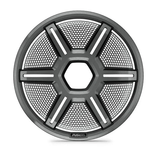 Fusion Apollo™ Subwoofer grille, 12" Shielded gray subwoofer grille