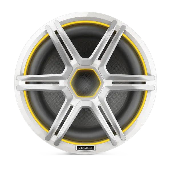 Fusion Apollo™ Subwoofer, 12" LED Marine Subwoofer with Sports White Grille