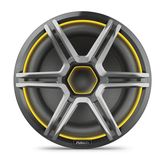 Fusion Apollo™ Subwoofer, 12" LED Marine Subwoofer with Sports Grey Grille