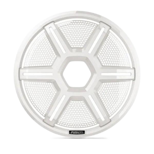 Fusion Apollo™ Subwoofer grille, 12" Shielded white subwoofer grille