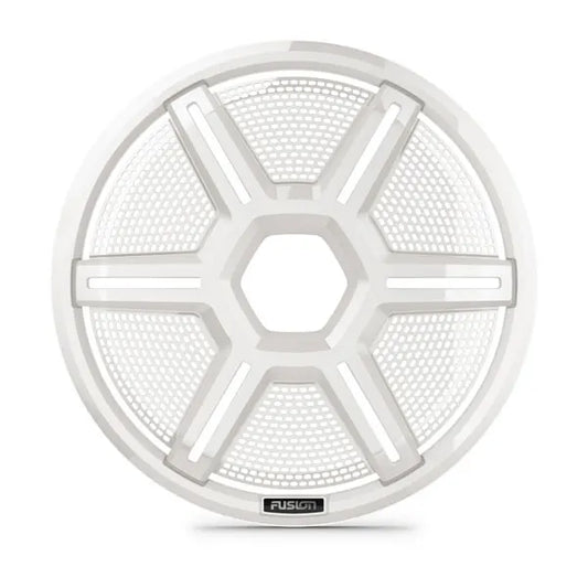 Fusion Apollo™ Subwoofer grille, 12" Shielded white subwoofer grille