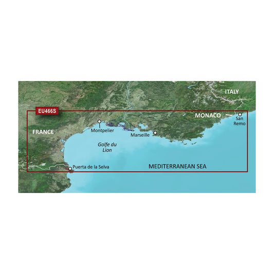 microSD™/SD™ card: VEU466S-Golfe Du Lion to San Remo