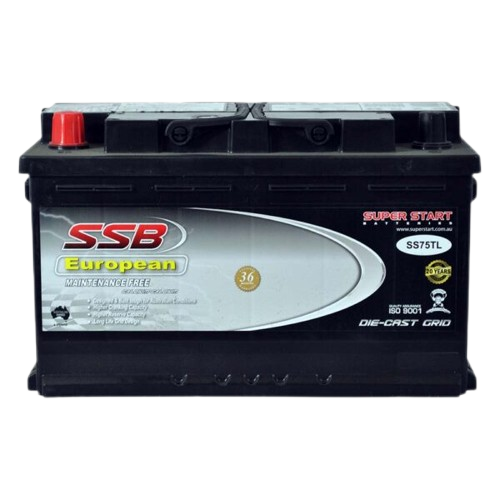 SS Automotive Gold SS75TL - 12Volts, 870CCA, 75Ah